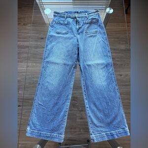 Old Navy Light Blue Wide Leg Jeans